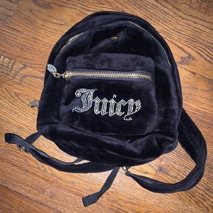 New Mini velvet Juicy Swarovski backpack